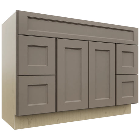 Fabuwood Fusion Oyster VSD30DR Vanity Combo Cabinet, Front View