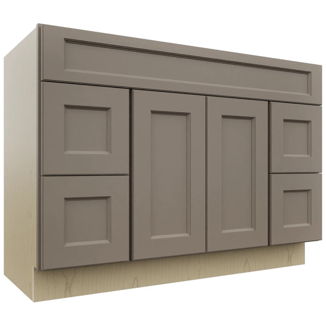 Fabuwood Fusion Oyster VSD30DR Vanity Combo Cabinet, Front View