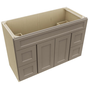 Fabuwood Fusion Oyster VSD30DR Vanity Combo Cabinet, Top View
