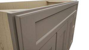 Fabuwood Fusion Oyster VSD30DR Vanity Combo Cabinet, Detail View