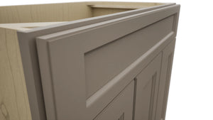 Fabuwood Fusion Oyster VSD42 Vanity Combo Cabinet, Detail View