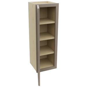 Fabuwood Fusion Oyster W1236 Wall Standard Cabinet, Open View
