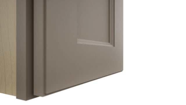 Fabuwood Fusion Oyster W1242 Wall Standard Cabinet, Detail View