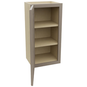 Fabuwood Fusion Oyster W1530 Wall Standard Cabinet, Open View