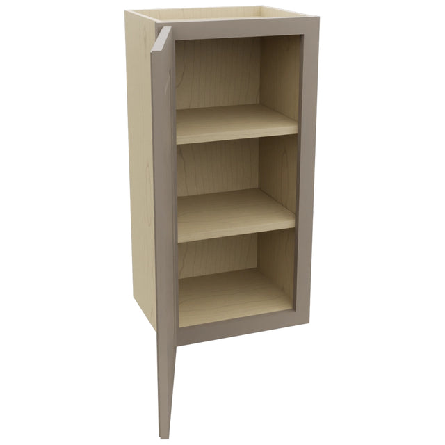 Fabuwood Fusion Oyster W1530 Wall Standard Cabinet, Open View