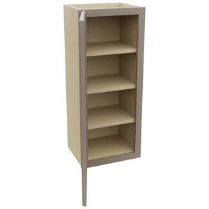 Fabuwood Fusion Oyster W1536 Wall Standard Cabinet, Open View