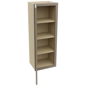 Fabuwood Fusion Oyster W1542 Wall Standard Cabinet, Open View