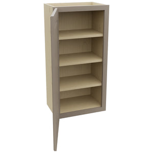 Fabuwood Fusion Oyster W1836 Wall Standard Cabinet, Open View