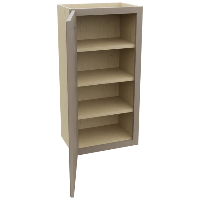 Fabuwood Fusion Oyster W1836 Wall Standard Cabinet, Open View