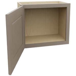 Fabuwood Fusion Oyster W2118 Wall Standard Cabinet, Open View