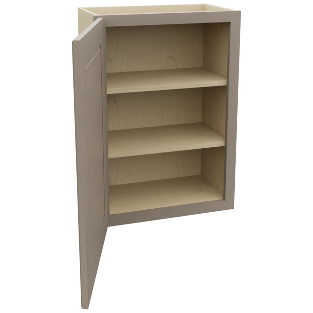 Fabuwood Fusion Oyster W2130 Wall Standard Cabinet, Open View