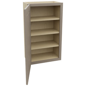 Fabuwood Fusion Oyster W2136 Wall Standard Cabinet, Open View