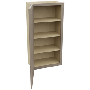 Fabuwood Fusion Oyster W2142 Wall Standard Cabinet, Open View
