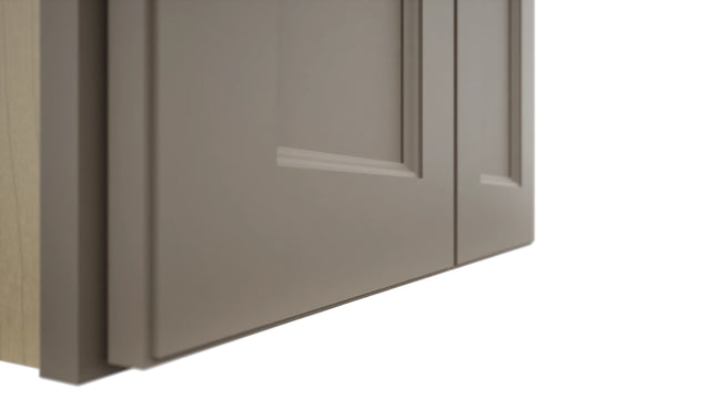 Fabuwood Fusion Oyster W2442 Wall Standard Cabinet, Detail View