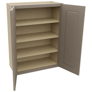 Fabuwood Fusion Oyster W2736 Wall Standard Cabinet, Open View