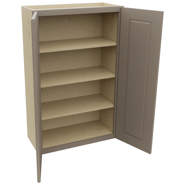 Fabuwood Fusion Oyster W2742 Wall Standard Cabinet, Open View