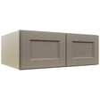 Fabuwood Fusion Oyster W331224 Wall Deep Cabinet, Front View