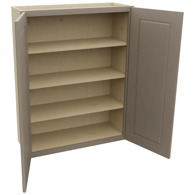 Fabuwood Fusion Oyster W3342 Wall Standard Cabinet, Open View