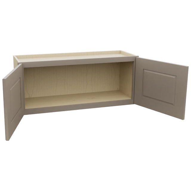 Fabuwood Fusion Oyster W3615 Wall Standard Cabinet, Open View
