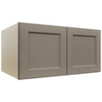 Fabuwood Fusion Oyster W361824 Wall Deep Cabinet, Front View