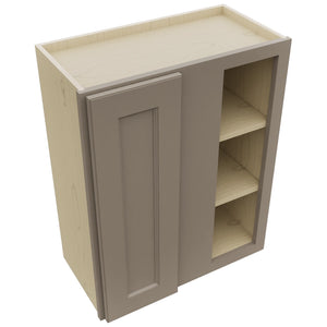 Fabuwood Fusion Oyster WBC2430 Wall Corner Blind Cabinet, Top View