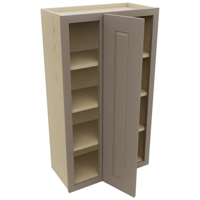 Fabuwood Fusion Oyster WBC2442 Wall Corner Blind Cabinet, Open View