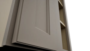 Fabuwood Fusion Oyster WBC2442 Wall Corner Blind Cabinet, Detail View