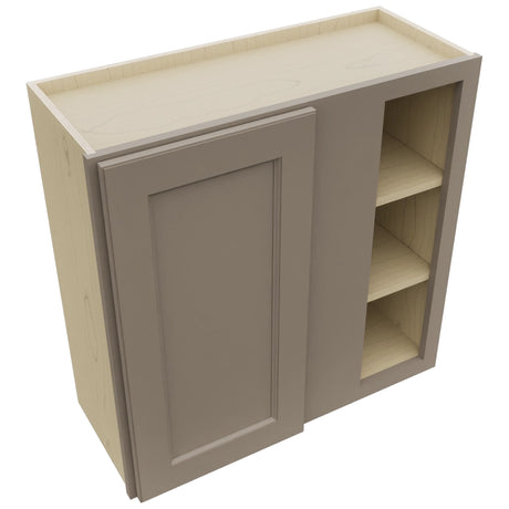 Fabuwood Fusion Oyster WBC3030 Wall Corner Blind Cabinet, Top View