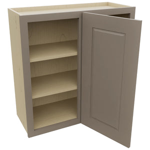 Fabuwood Fusion Oyster WBC3030 Wall Corner Blind Cabinet, Open View