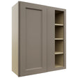 Fabuwood Fusion Oyster WBC3036 Wall Corner Blind Cabinet, Front View