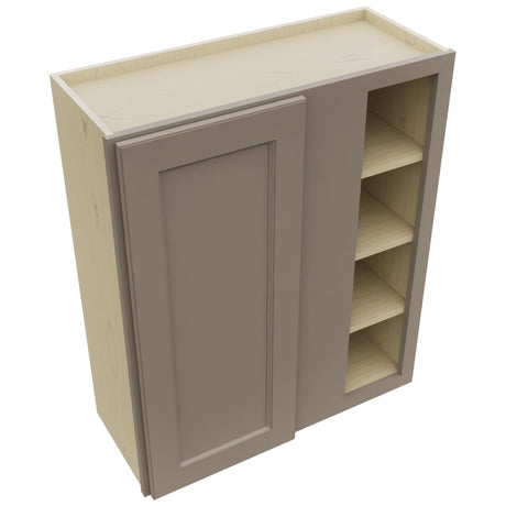 Fabuwood Fusion Oyster WBC3036 Wall Corner Blind Cabinet, Top View