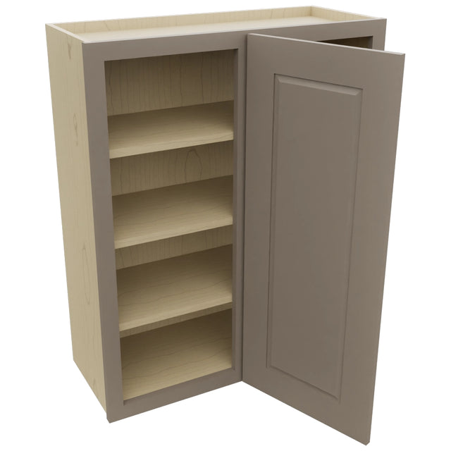 Fabuwood Fusion Oyster WBC3036 Wall Corner Blind Cabinet, Open View