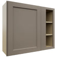Fabuwood Fusion Oyster WBC3630 Wall Corner Blind Cabinet, Front View