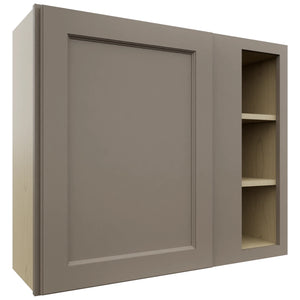 Fabuwood Fusion Oyster WBC3630 Wall Corner Blind Cabinet, Front View