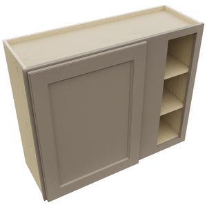 Fabuwood Fusion Oyster WBC3630 Wall Corner Blind Cabinet, Top View