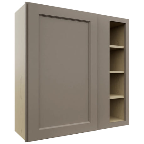 Fabuwood Fusion Oyster WBC3636 Wall Corner Blind Cabinet, Front View