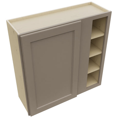 Fabuwood Fusion Oyster WBC3636 Wall Corner Blind Cabinet, Top View