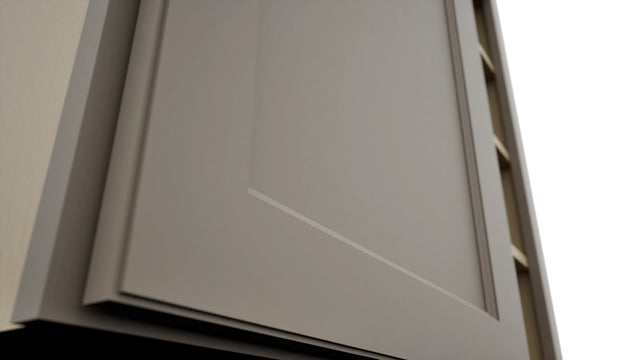 Fabuwood Fusion Oyster WBC3636 Wall Corner Blind Cabinet, Detail View