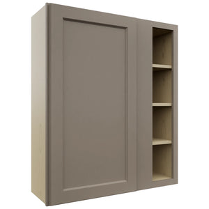 Fabuwood Fusion Oyster WBC3642 Wall Corner Blind Cabinet, Front View