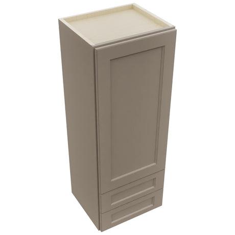 Fabuwood Fusion Oyster WD1848 Wall Drawer Cabinet, Top View