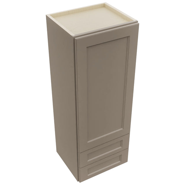 Fabuwood Fusion Oyster WD1848 Wall Drawer Cabinet, Top View