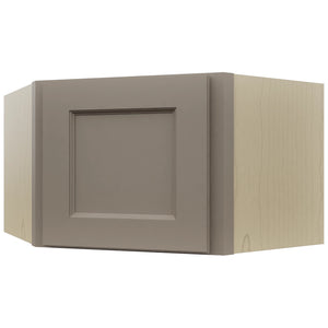 Fabuwood Fusion Oyster WDC2415 Wall Corner Diagonal Cabinet, Front View