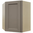 Fabuwood Fusion Oyster WDC2430 Wall Corner Diagonal Cabinet, Front View