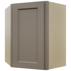 Fabuwood Fusion Oyster WDC2430 Wall Corner Diagonal Cabinet, Front View
