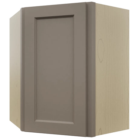 Fabuwood Fusion Oyster WDC2430 Wall Corner Diagonal Cabinet, Front View