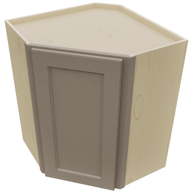 Fabuwood Fusion Oyster WDC2430 Wall Corner Diagonal Cabinet, Top View