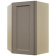 Fabuwood Fusion Oyster WDC2436 Wall Corner Diagonal Cabinet, Front View