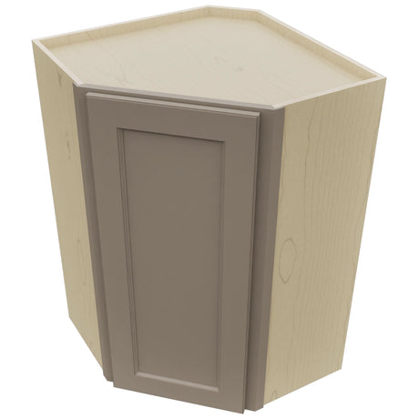 Fabuwood Fusion Oyster WDC2436 Wall Corner Diagonal Cabinet, Top View