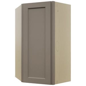 Fabuwood Fusion Oyster WDC2442 Wall Corner Diagonal Cabinet, Front View