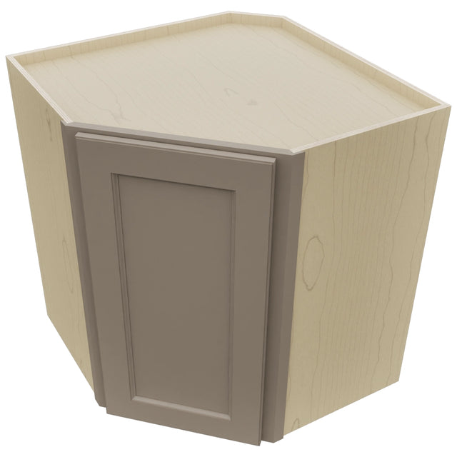 Fabuwood Fusion Oyster WDC2730 Wall Corner Diagonal Cabinet, Top View